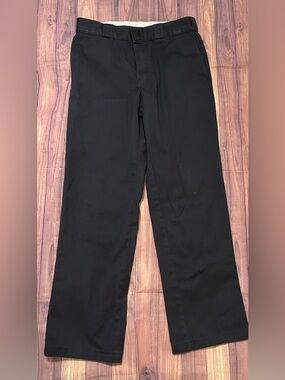 Dickies Black Straight-Leg Work Pants